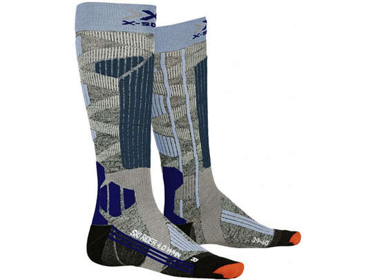 Skarpety Damskie X-Socks Ski Control 4.0 Gray / Blue G160 2021